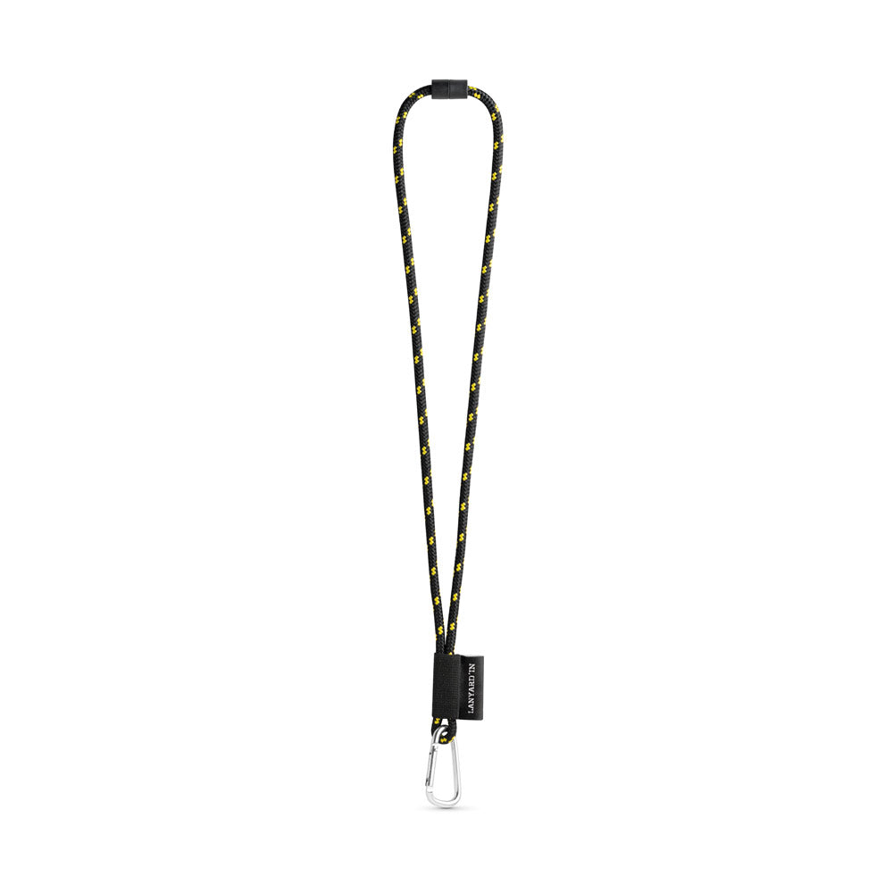 Set Lanyard Nautic Long (Ø 7 Mm) With D-Shape Carabiner 55 Mm And Safety Lock Ø 7 Mm