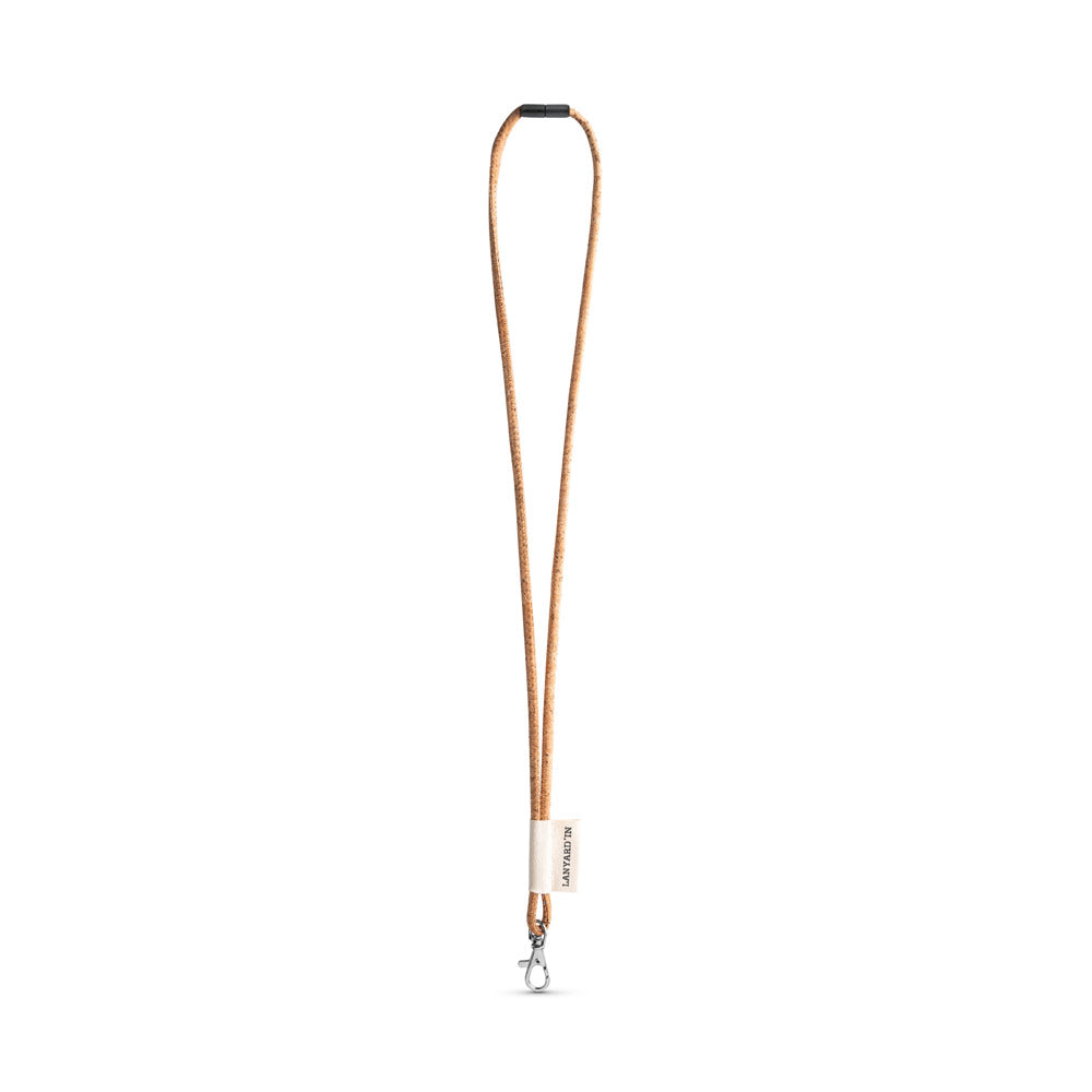 Set Lanyard Cork Long (Ø 5 Mm) With Hook Trigger Snap 9 Mm And Safety Lock Ø 5 Mm