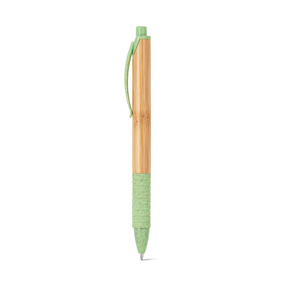 Kuma. Bamboo Ball Pen With Non-Slip Clip