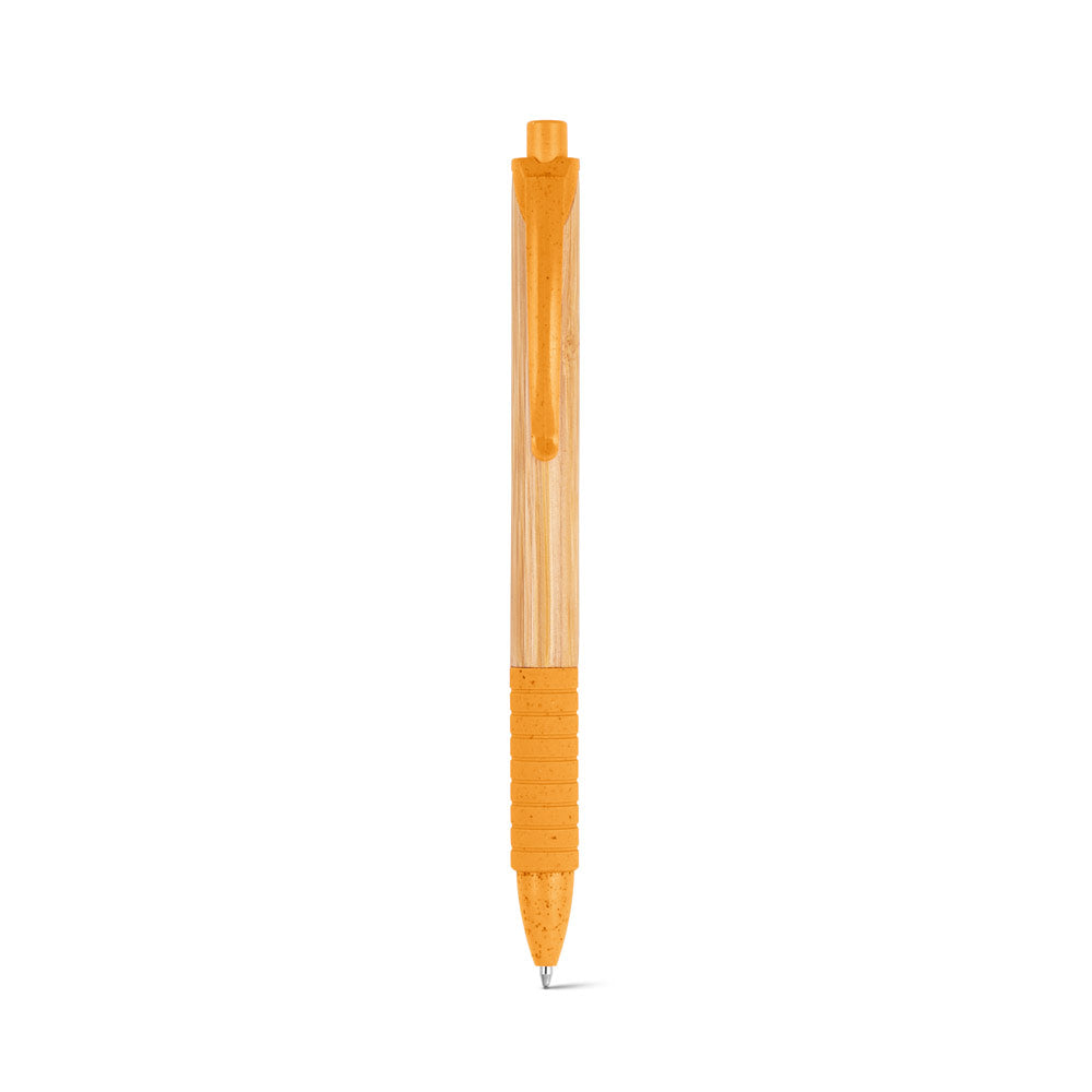 Kuma. Bamboo Ball Pen With Non-Slip Clip