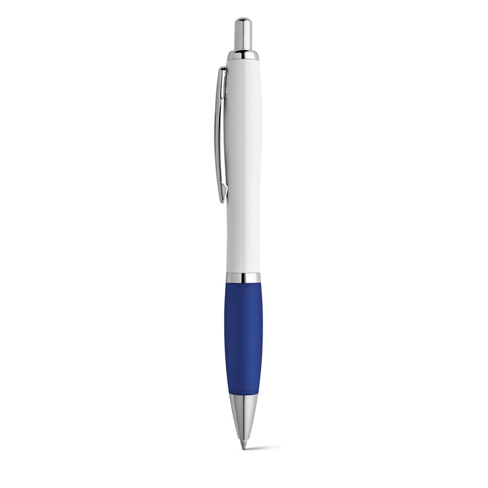 Move Bk. Abs Ball Pen With Clip And Metal Trim