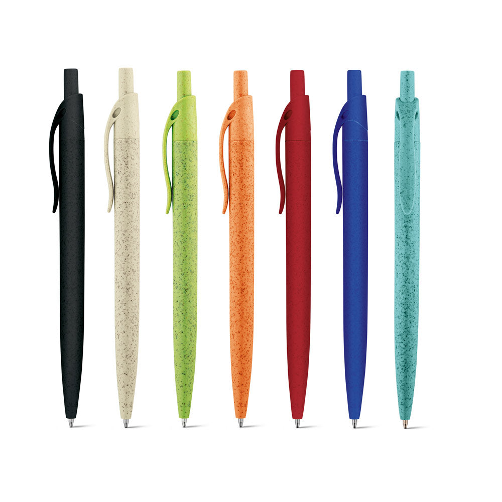 Camila. Wheat Straw Fibre And Abs Ball Pen With Clip