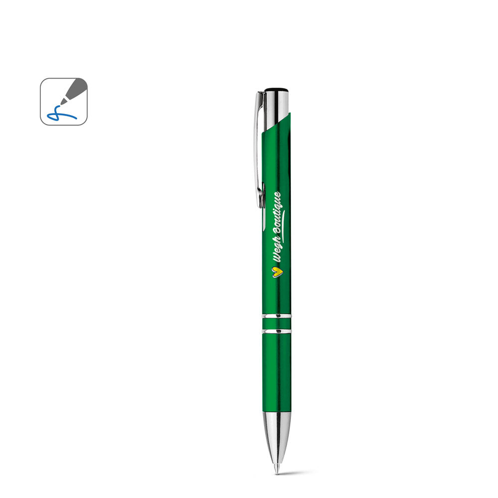 Beta Plastic. Abs Ball Pen With Metal Clip