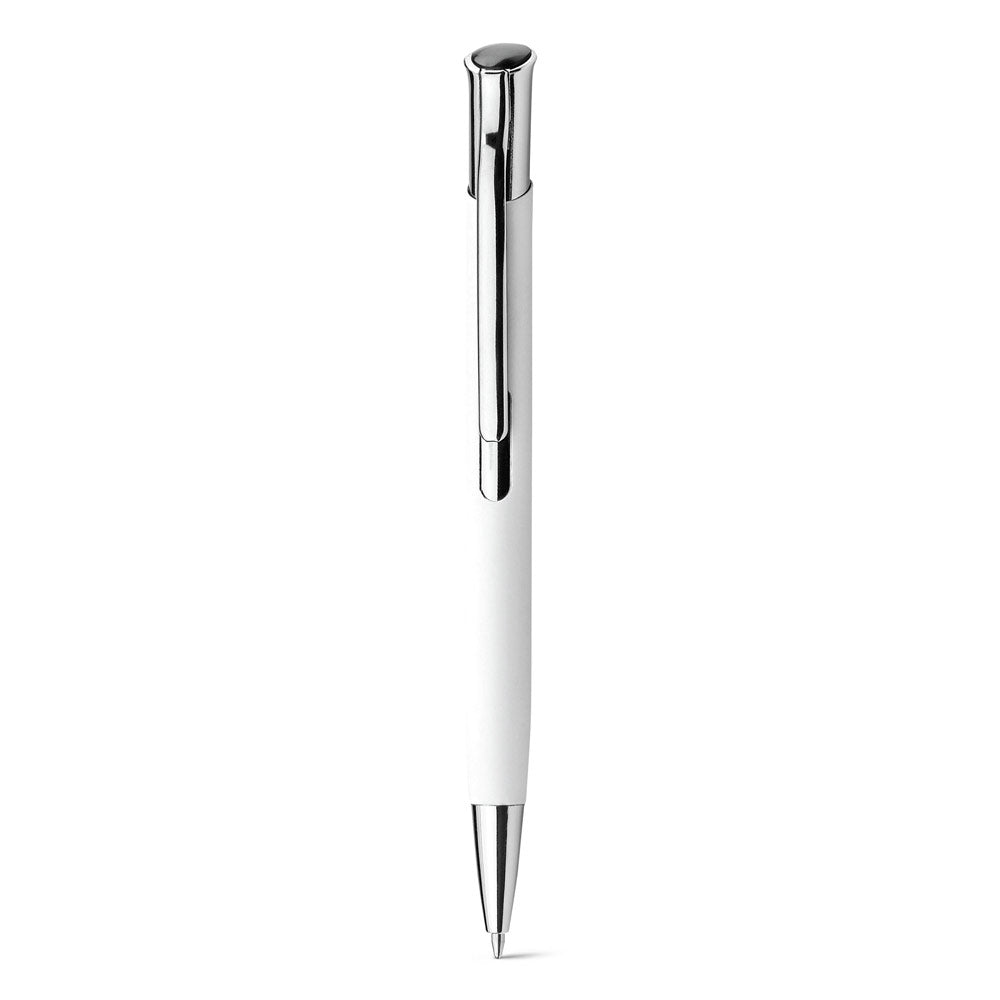 Olaf Soft. Aluminium Ball Pen With Rubber Finish