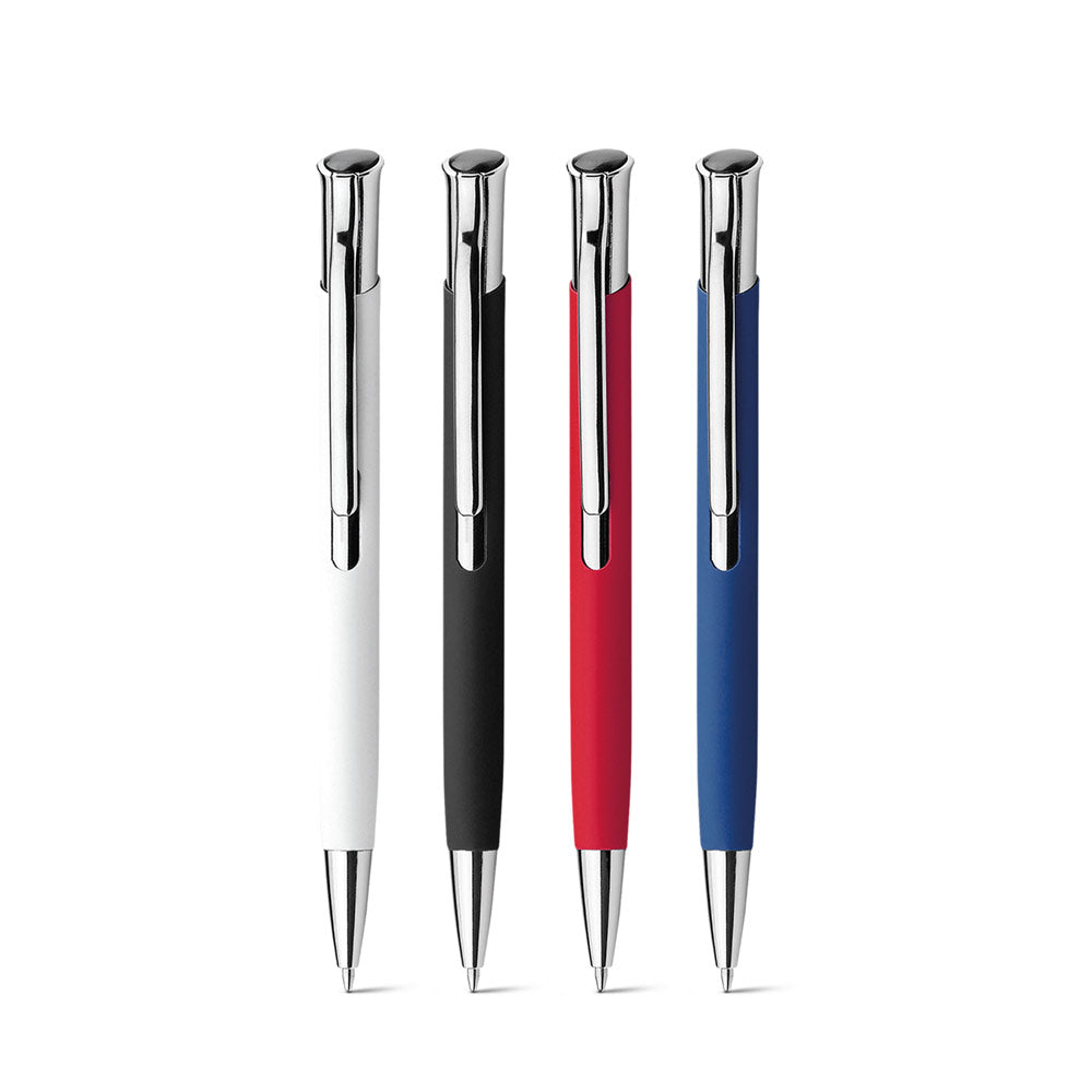 Olaf Soft. Aluminium Ball Pen With Rubber Finish