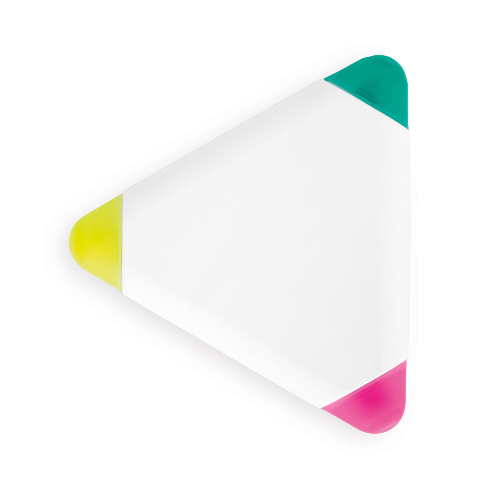 Trian. 3-Colour Triangle Shaped Pp Highlighter