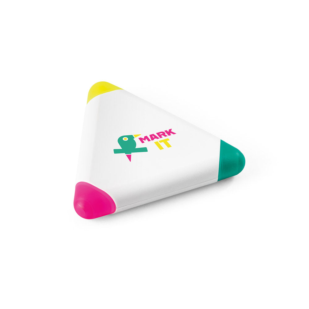 Trian. 3-Colour Triangle Shaped Pp Highlighter