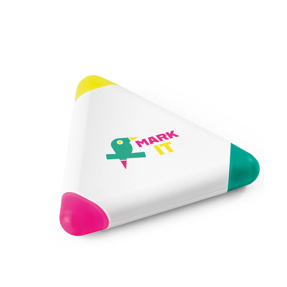Trian. 3-Colour Triangle Shaped Pp Highlighter