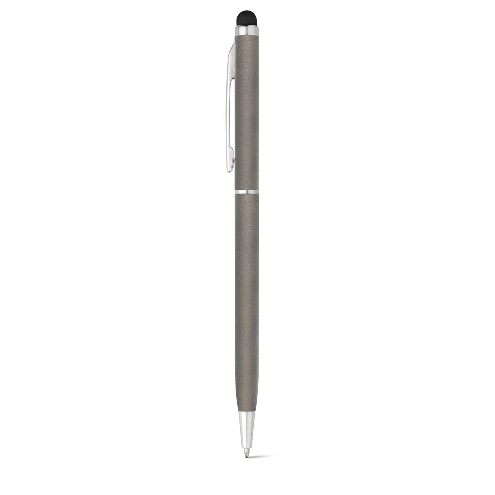 Zoe. Aluminium Ball Pen With Twist Mechanism And Touch Tip