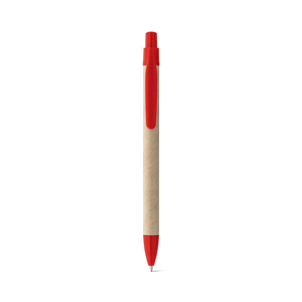 Remi. Ballpoint Pen Made From 100% Recycled Paper With Clip