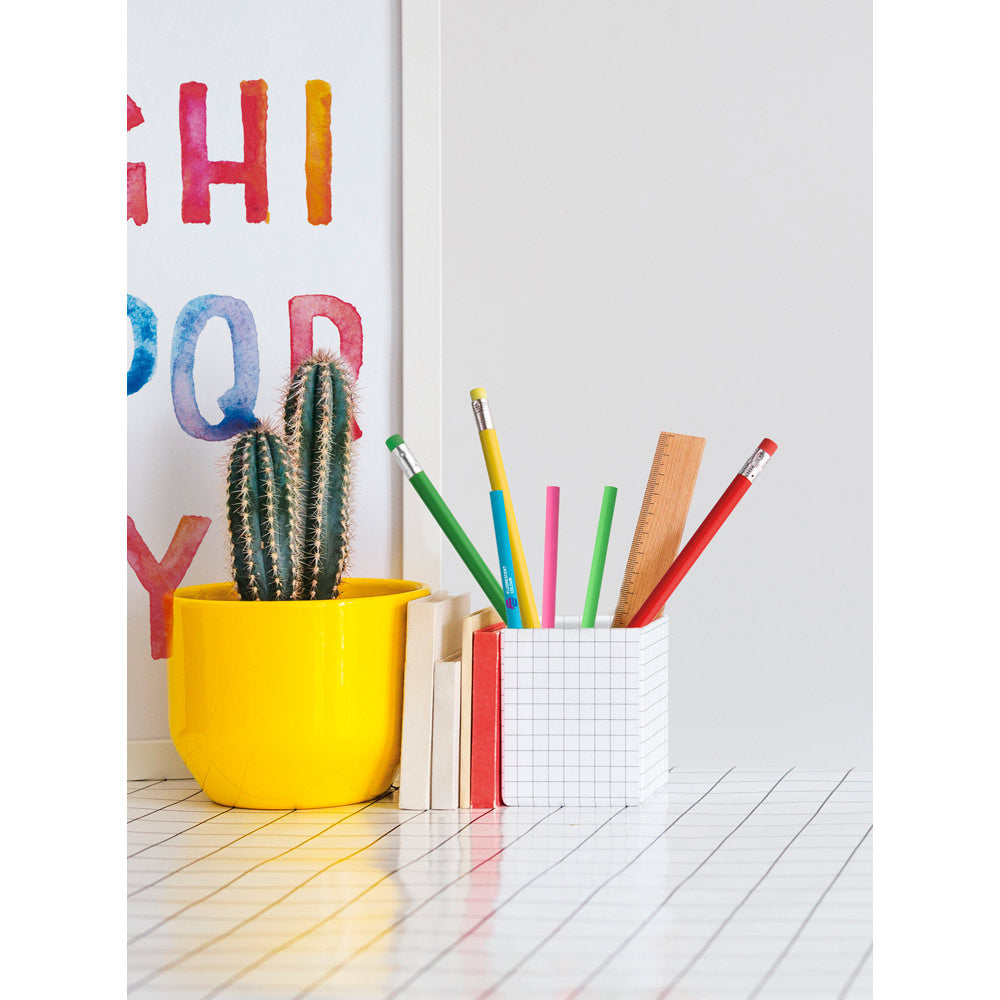 Lucian. Hb Fluorescent Wooden Pencil