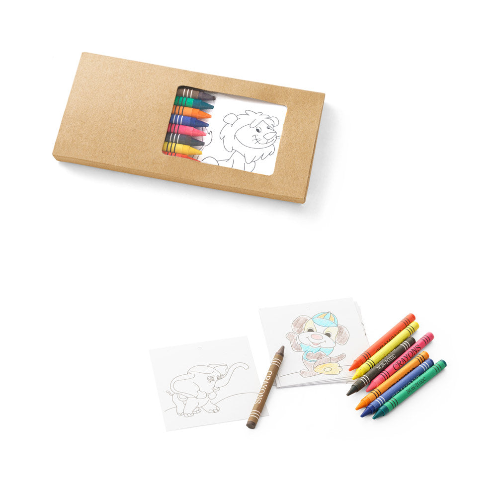 Jaguar. Colouring Set Supplied In A Kraft Paper Box