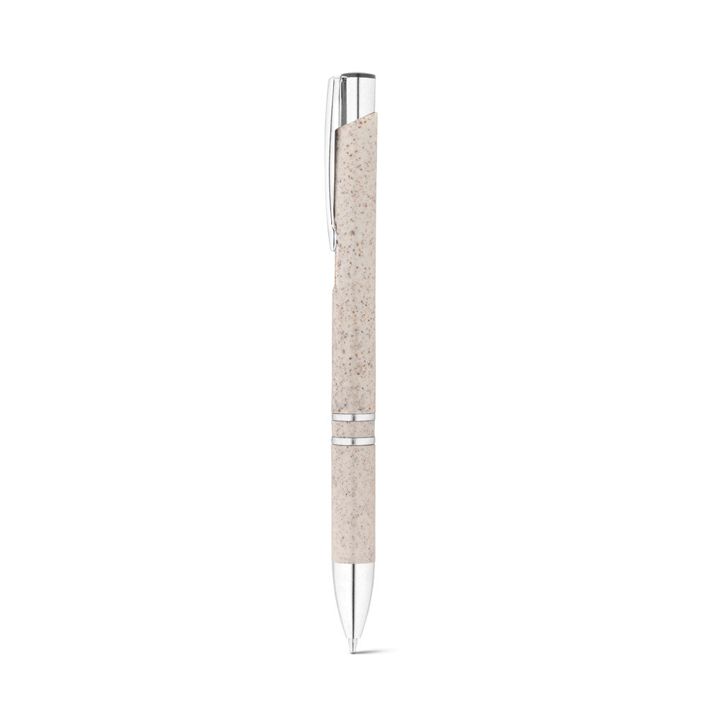 Beta Wheat. Straw Fibre And Abs Ball Pen With Clip