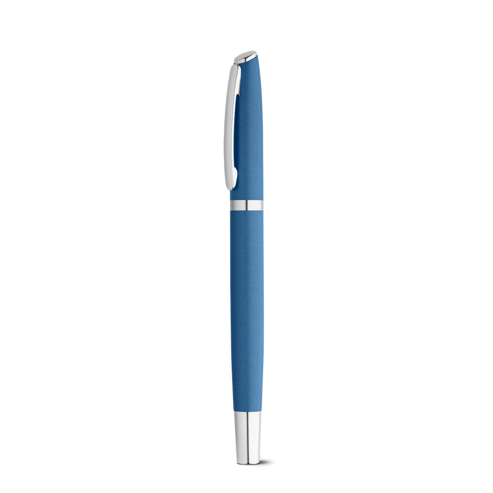 Re-Lando-Set. Roller And Ball Pen Set With Recycled Aluminium (100% Ral) Body