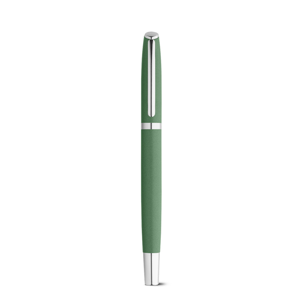 Re-Lando-Set. Roller And Ball Pen Set With Recycled Aluminium (100% Ral) Body