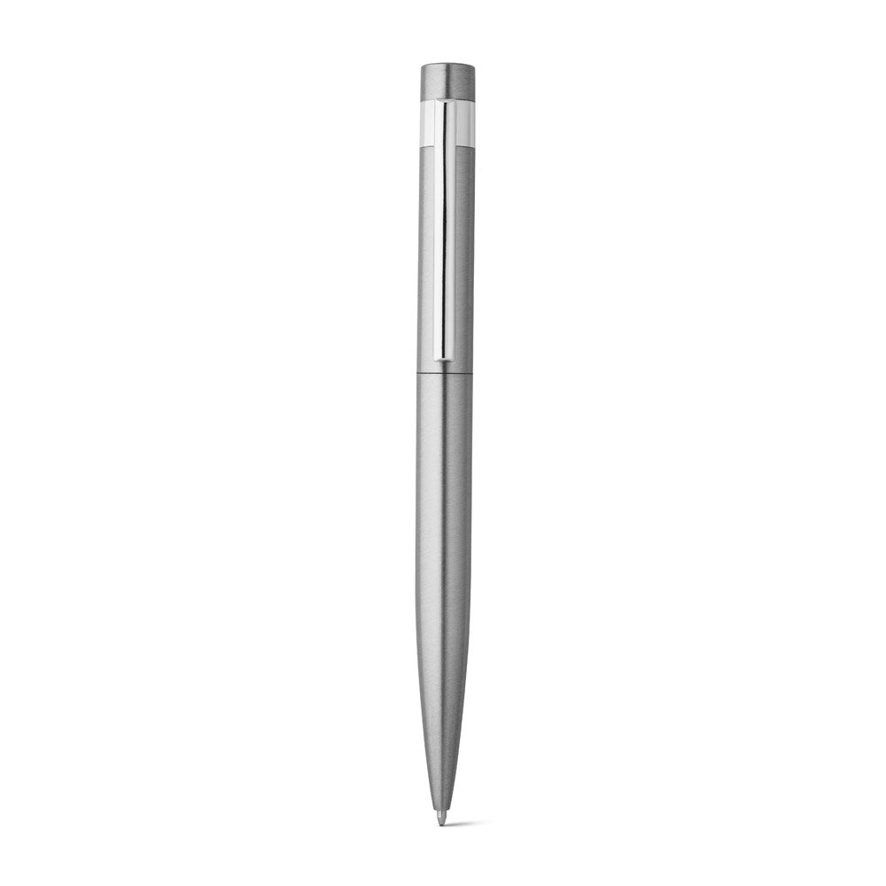Alexa. Ballpoint Pen With Stainless Steel Body (53% Rss) And Clip