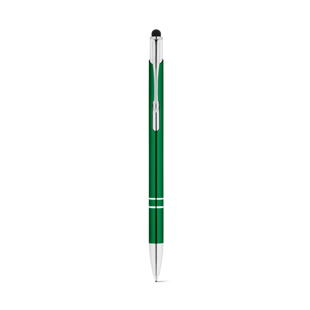 Galba. Aluminium Ball Pen With Touch Tip And Clip
