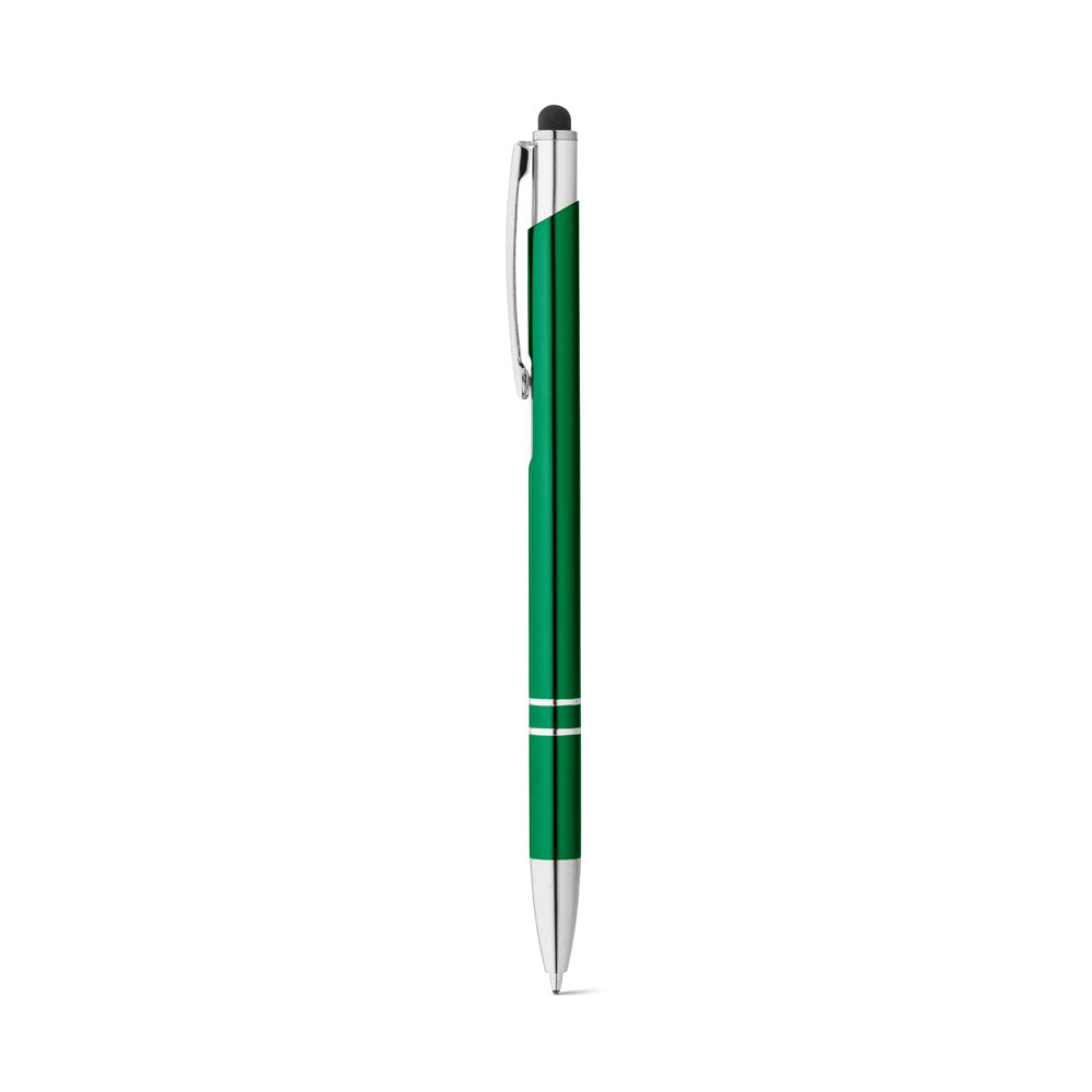 Galba. Aluminium Ball Pen With Touch Tip And Clip