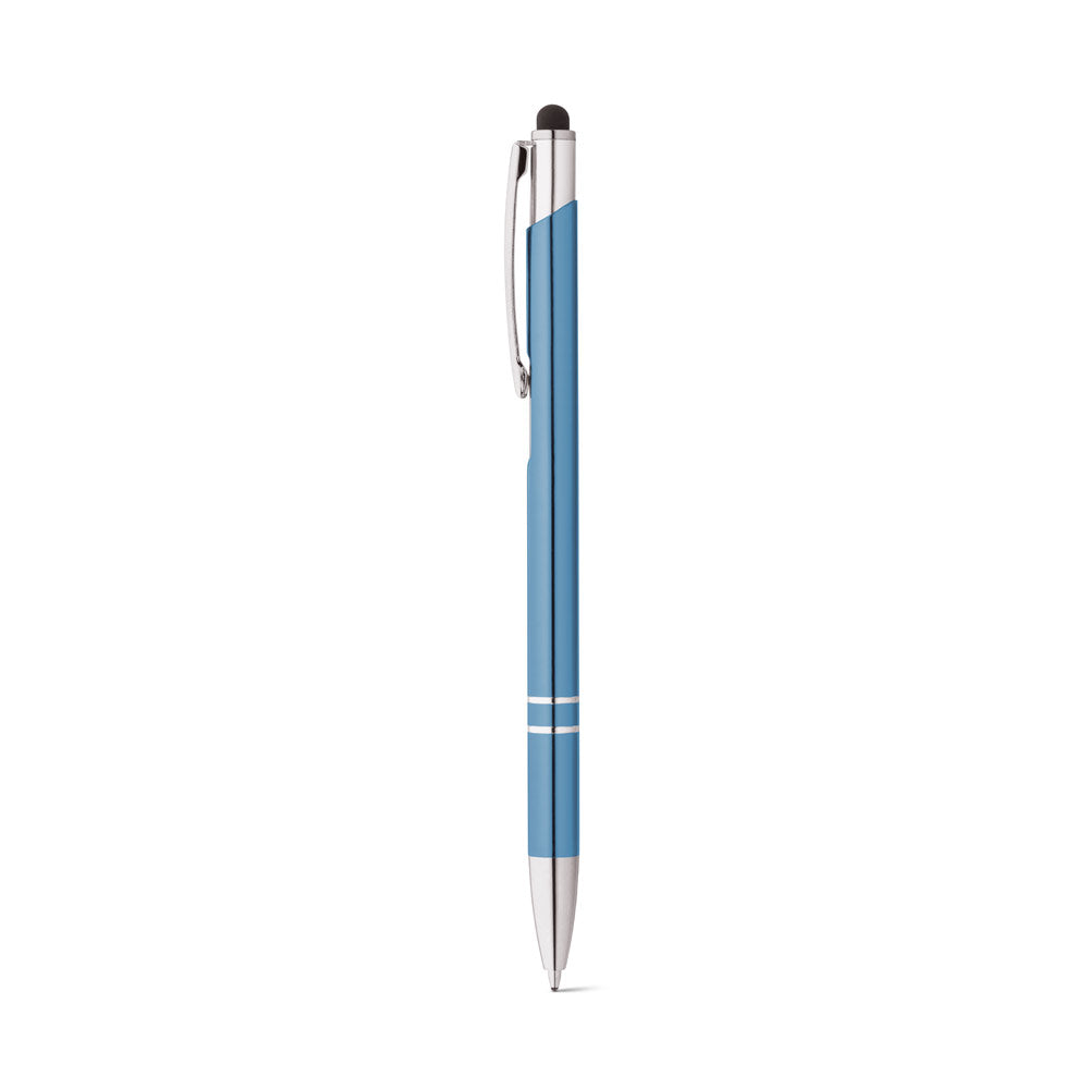 Galba. Aluminium Ball Pen With Touch Tip And Clip