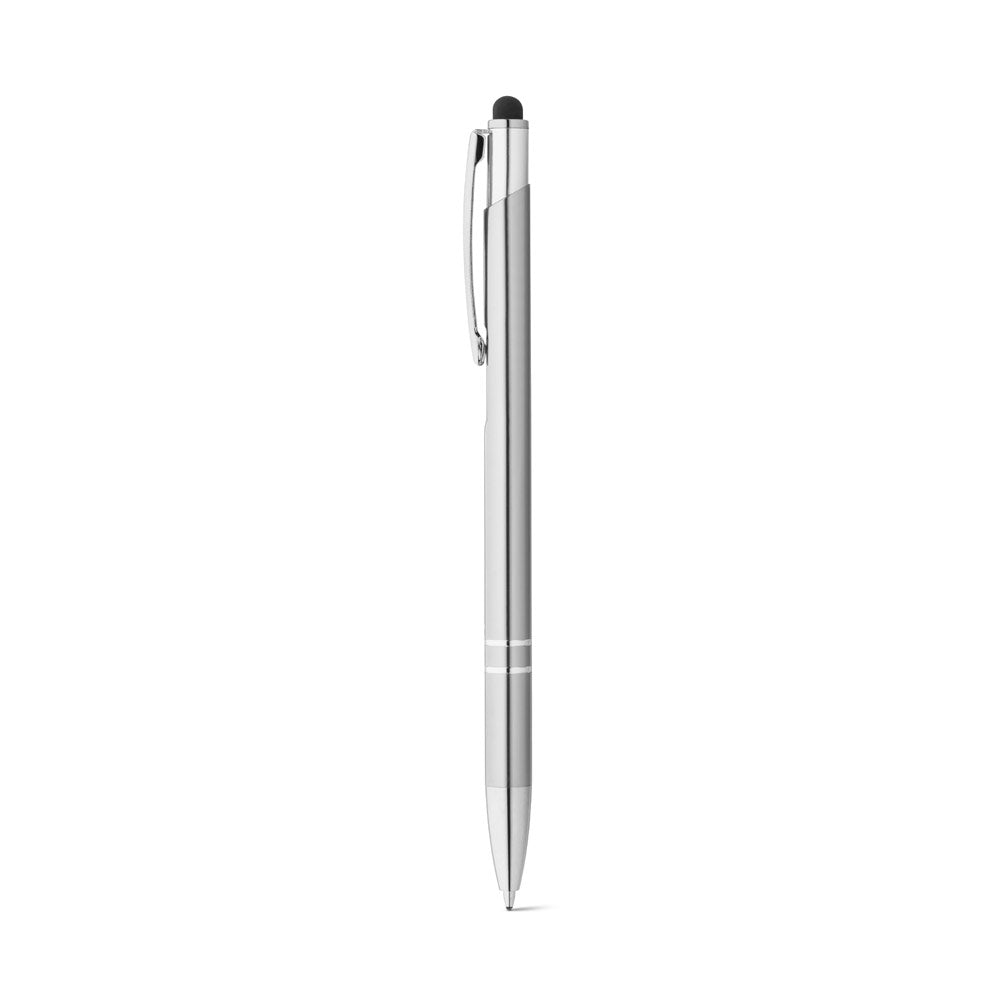 Galba. Aluminium Ball Pen With Touch Tip And Clip