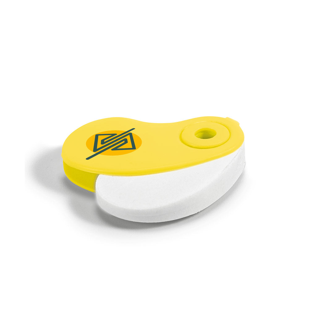 Siza. White Tpr Eraser With Pp Protective Cover