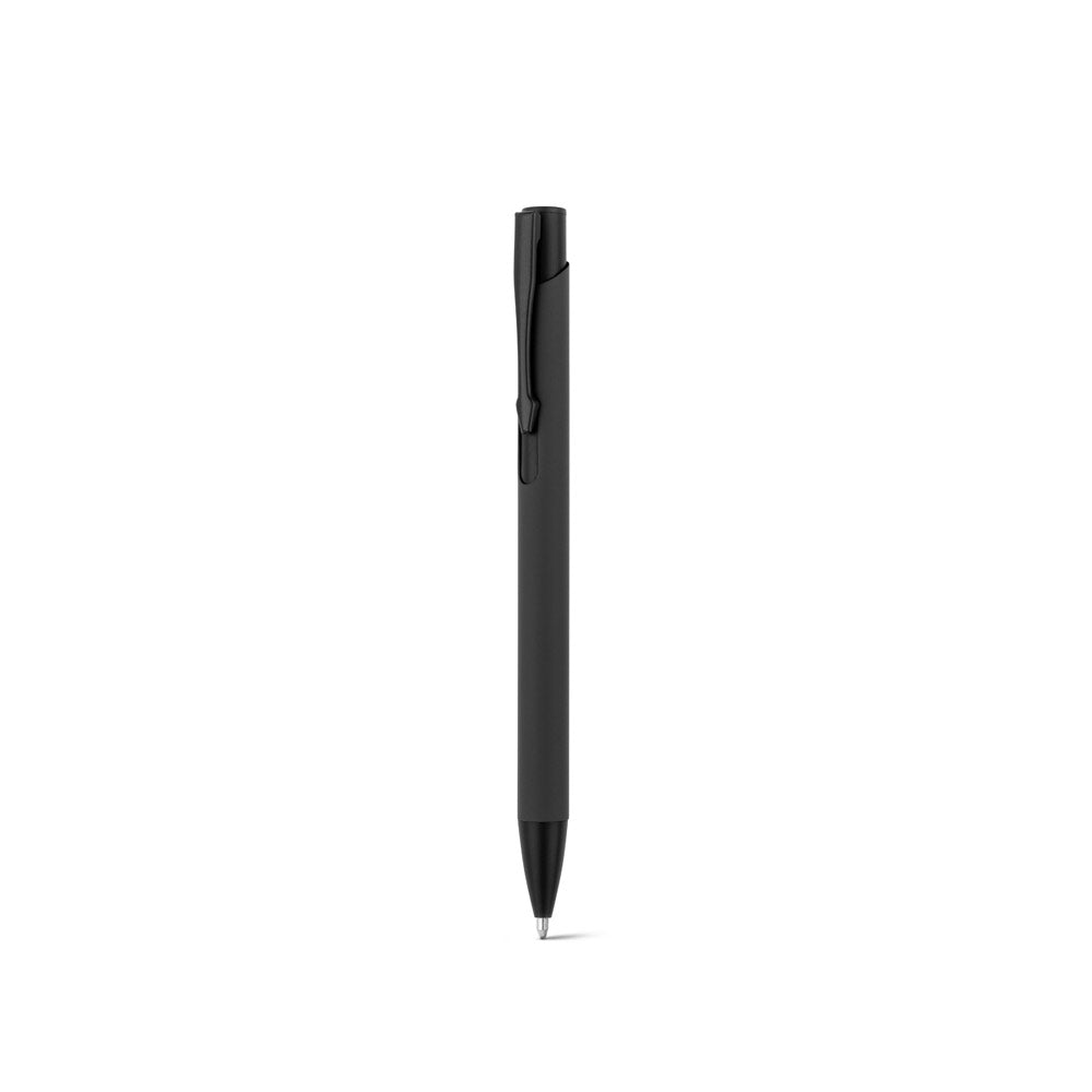 Clint. Recycled Aluminium (100% Ral) Ballpoint Pen With Rubber Finish