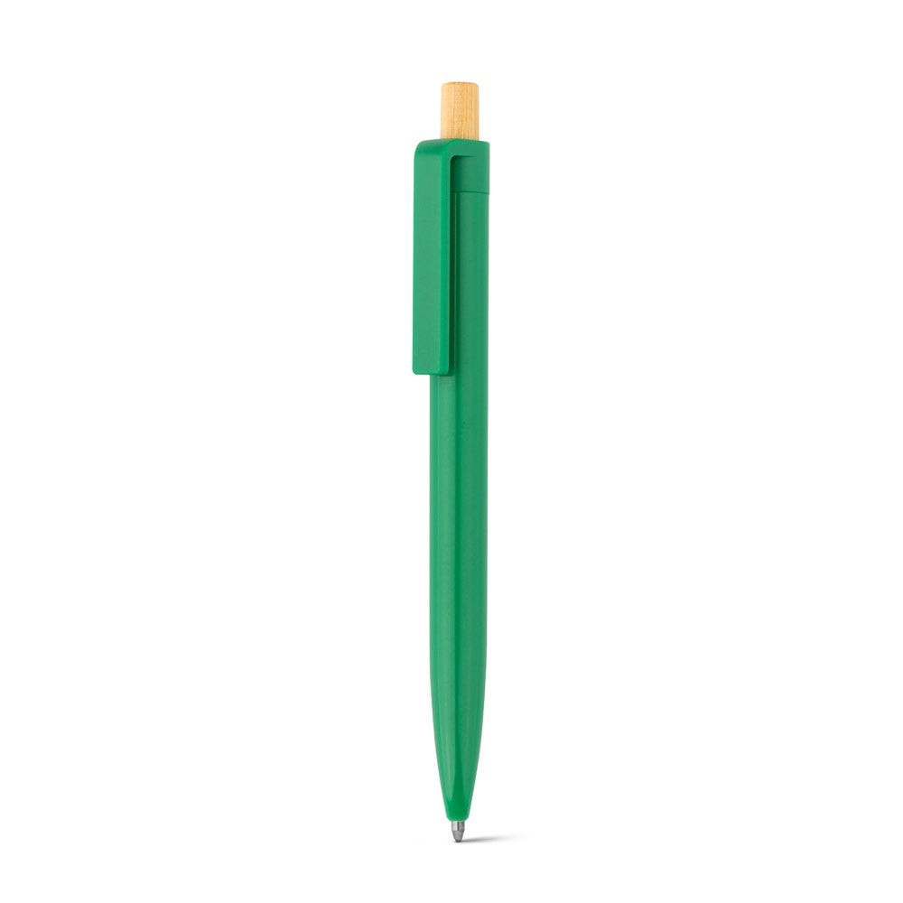 Zara. Recycled Abs (100% Rabs) Ballpoint Pen With Bamboo Button