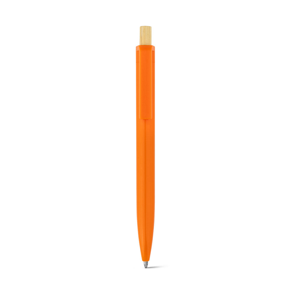 Zara. Recycled Abs (100% Rabs) Ballpoint Pen With Bamboo Button