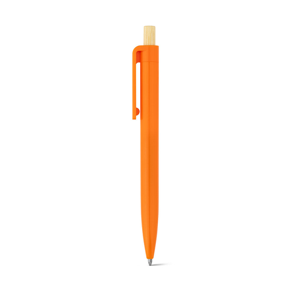 Zara. Recycled Abs (100% Rabs) Ballpoint Pen With Bamboo Button