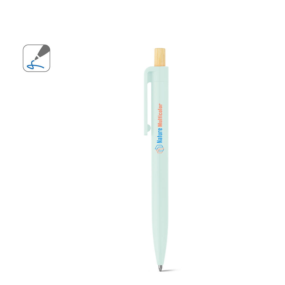 Zara. Recycled Abs (100% Rabs) Ballpoint Pen With Bamboo Button