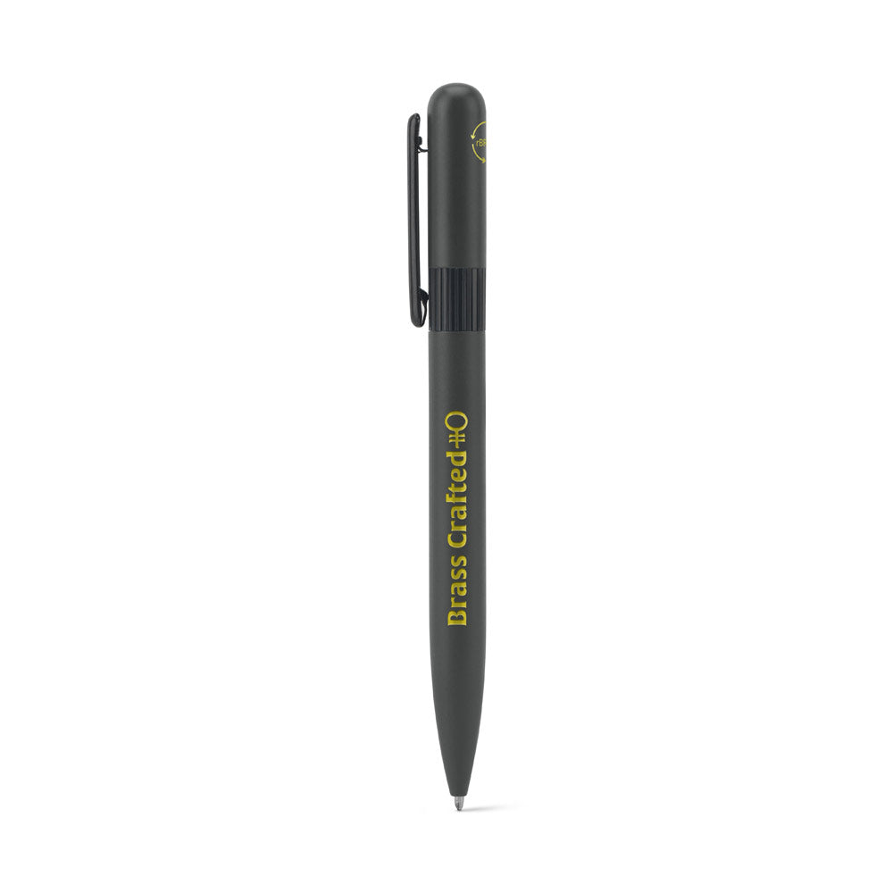 Elsie Round. Metal Ballpoint (60% Recycled) With Rounded Design