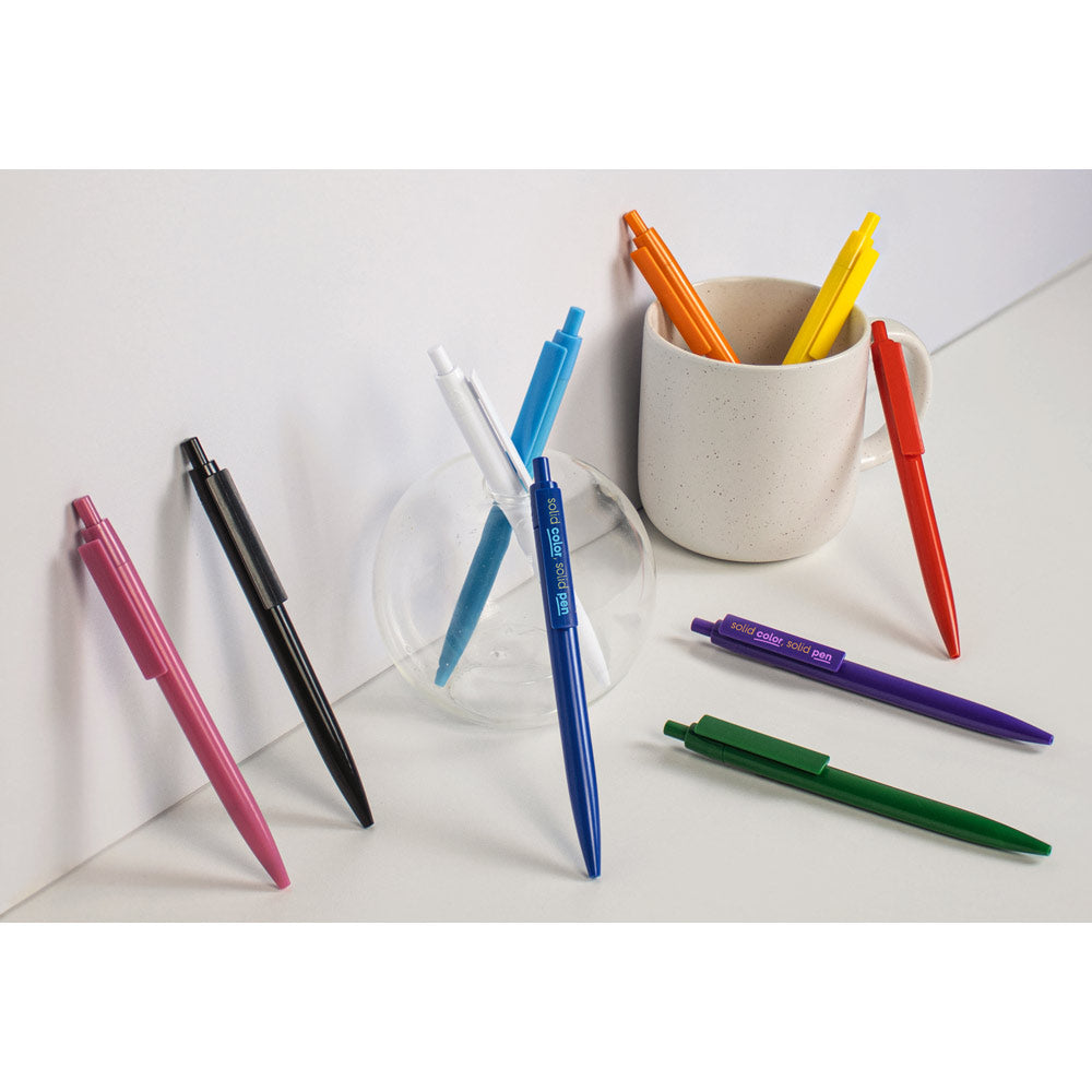 Nolwen. Abs Ballpoint Pen With Solid Glossy Finish