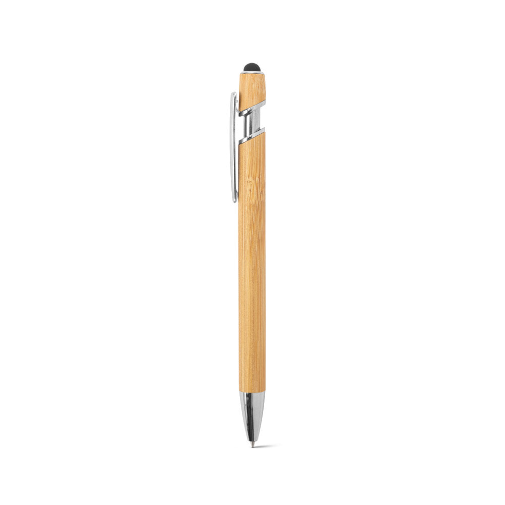 Neil Bamboo. Bamboo Ballpoint With Chrome-Plated Aluminium Details
