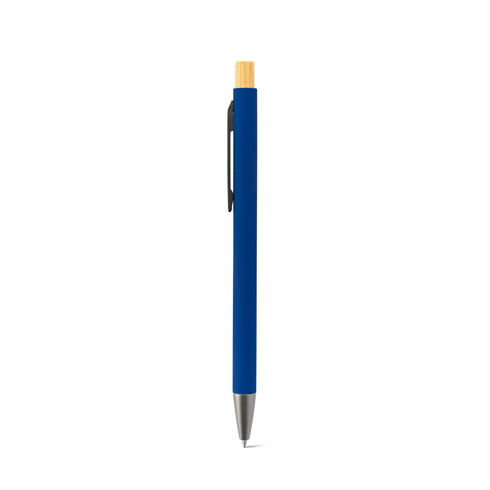 Zylen. Ballpoint Pen In Recycled Aluminum (100% Ral), With Rubber Finish