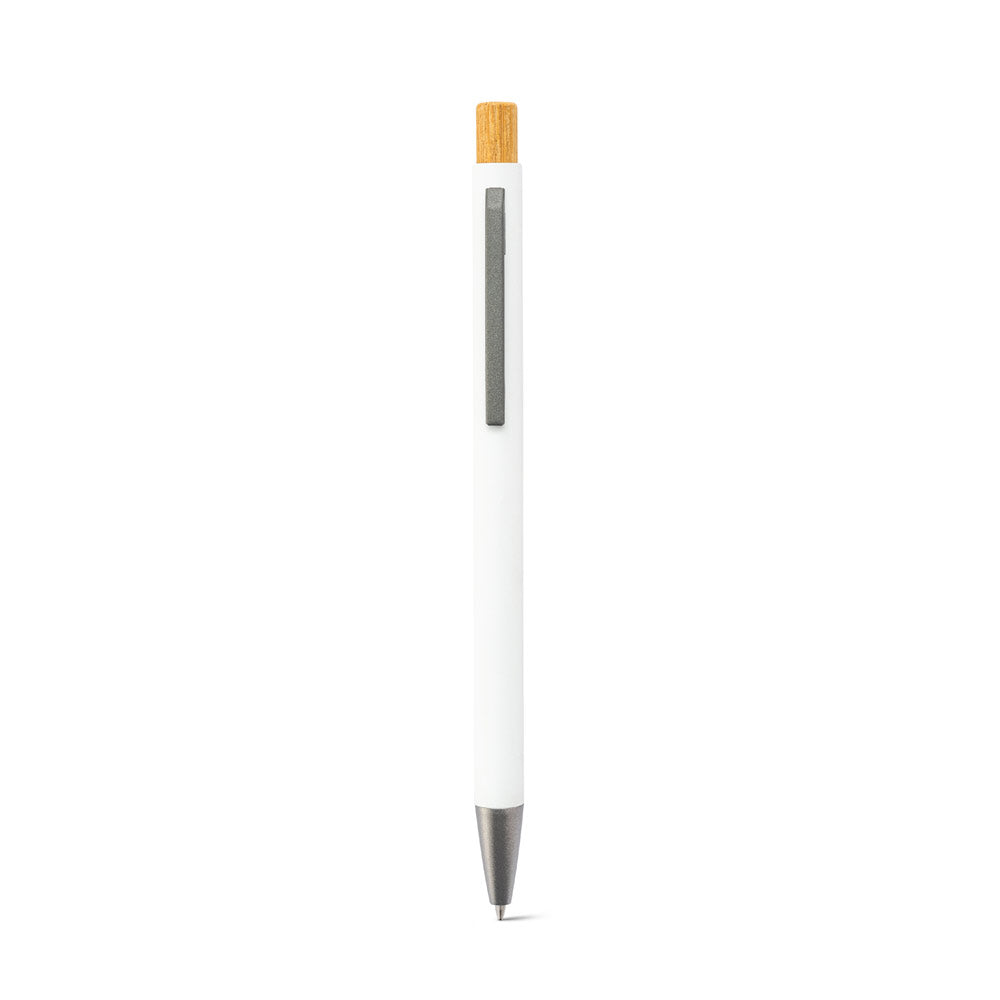Zylen. Ballpoint Pen In Recycled Aluminum (100% Ral), With Rubber Finish