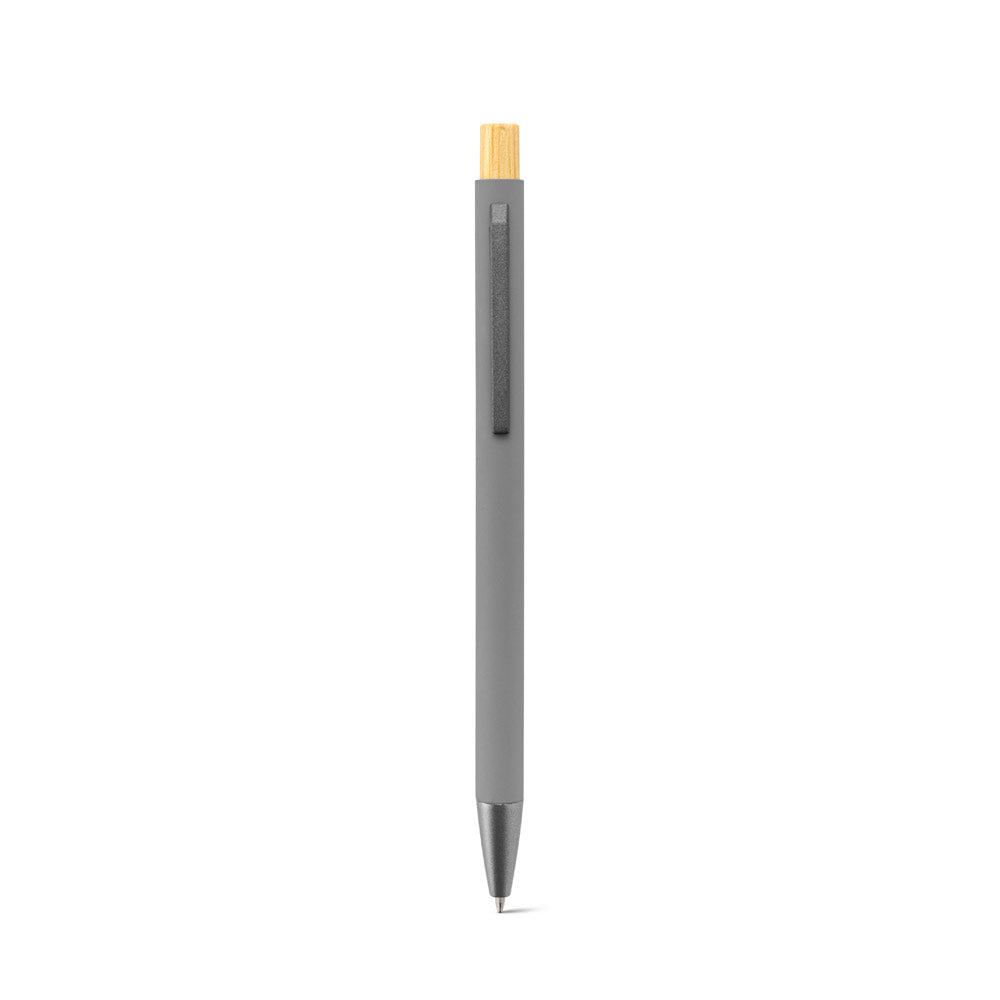 Zylen. Ballpoint Pen In Recycled Aluminum (100% Ral), With Rubber Finish