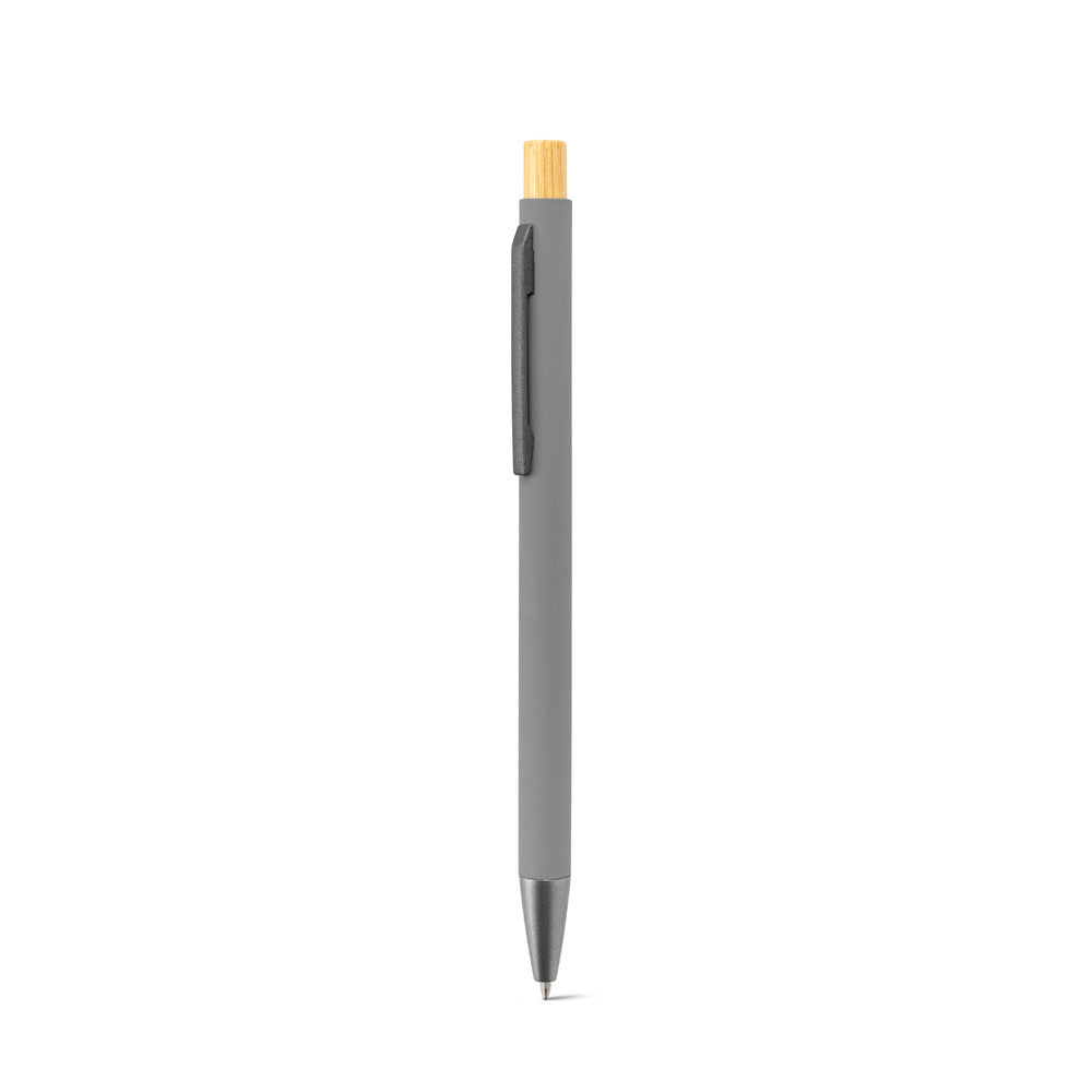 Zylen. Ballpoint Pen In Recycled Aluminum (100% Ral), With Rubber Finish