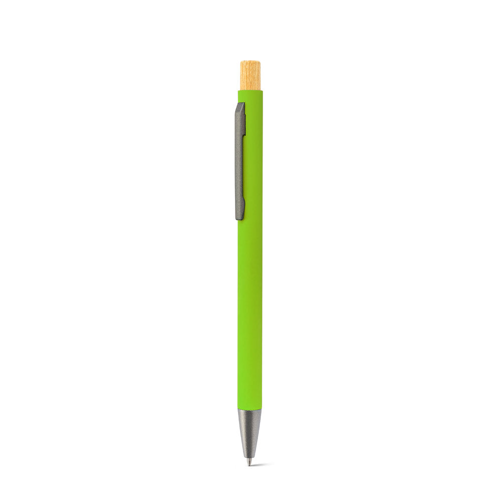 Zylen. Ballpoint Pen In Recycled Aluminum (100% Ral), With Rubber Finish