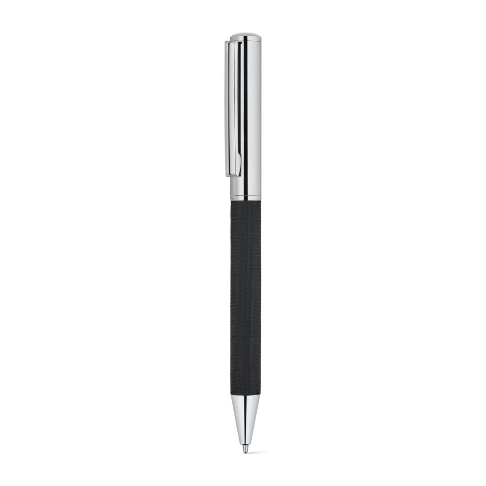 Slaughter. Stainless Steel Ballpoint Pen With A Glossy Finish And Black Ink By Dokumental®