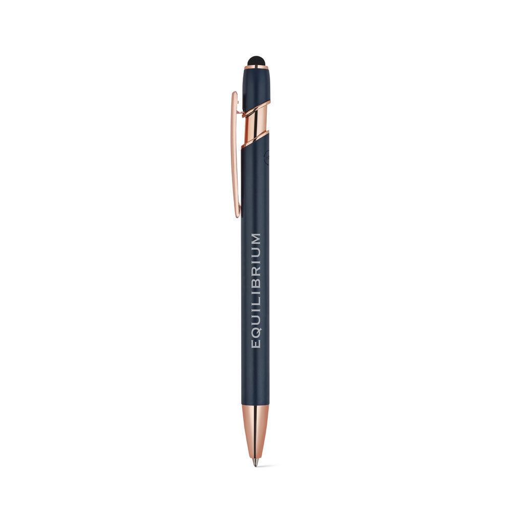 Neil Rose. Ballpoint Pen Made From Recycled Aluminium (100% Ral), With A Matt Finish And Blue Ink