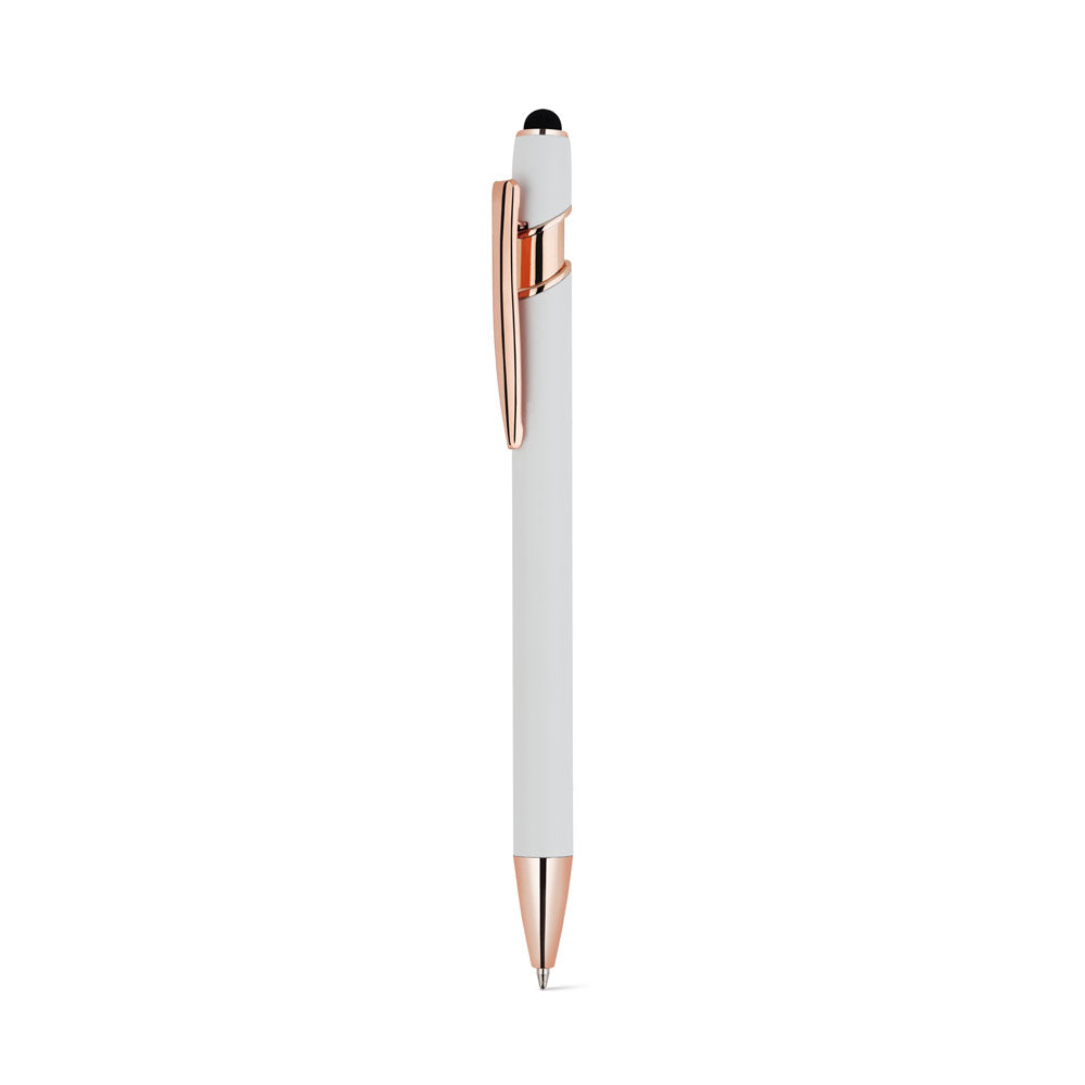 Neil Rose. Ballpoint Pen Made From Recycled Aluminium (100% Ral), With A Matt Finish And Blue Ink