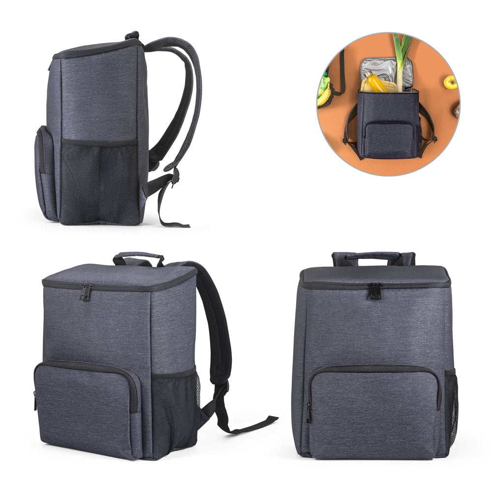 Boston Cooler. 2 Tone Nylon Insulated Backpack 14 L