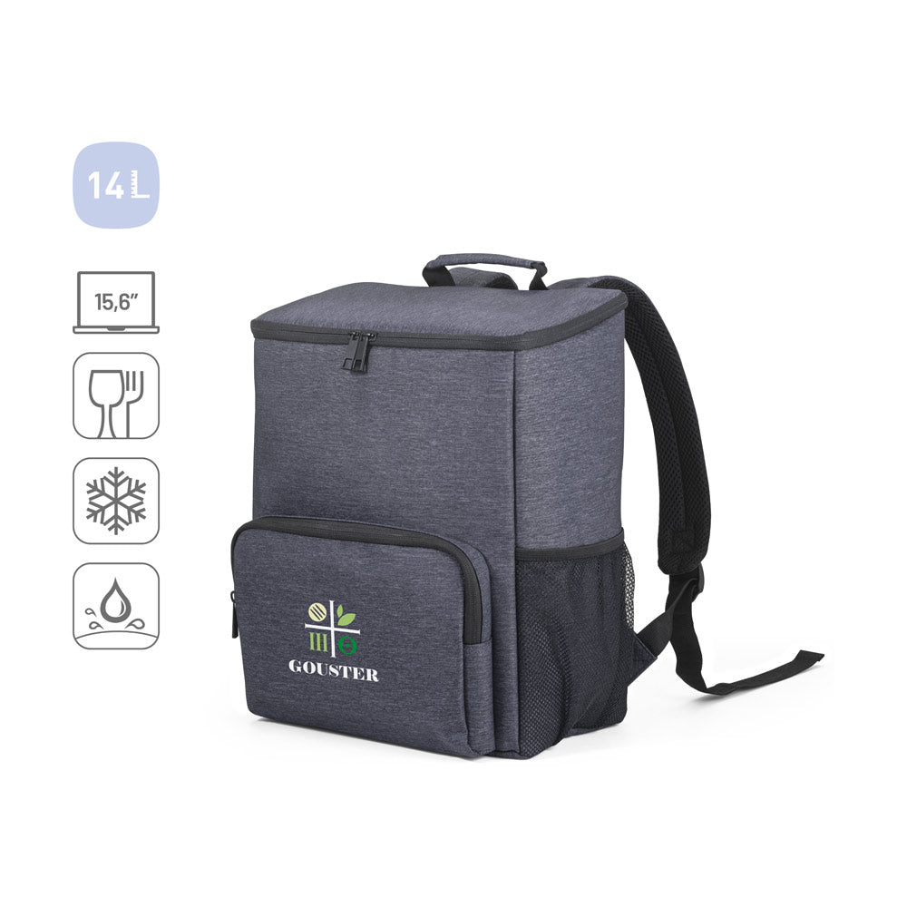 Boston Cooler. 2 Tone Nylon Insulated Backpack 14 L
