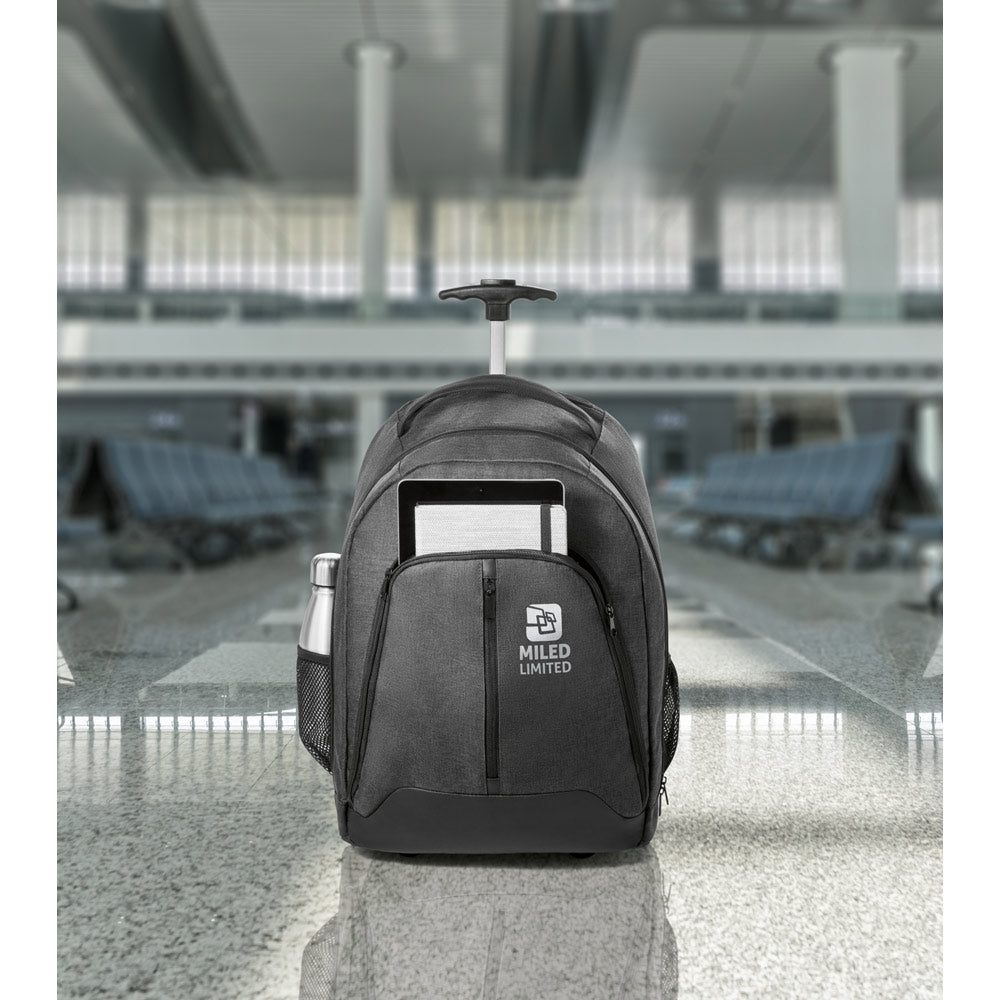 Eindhoven. Trolley Backpack For Laptop 15'6'' In 600D High-Density Polyester