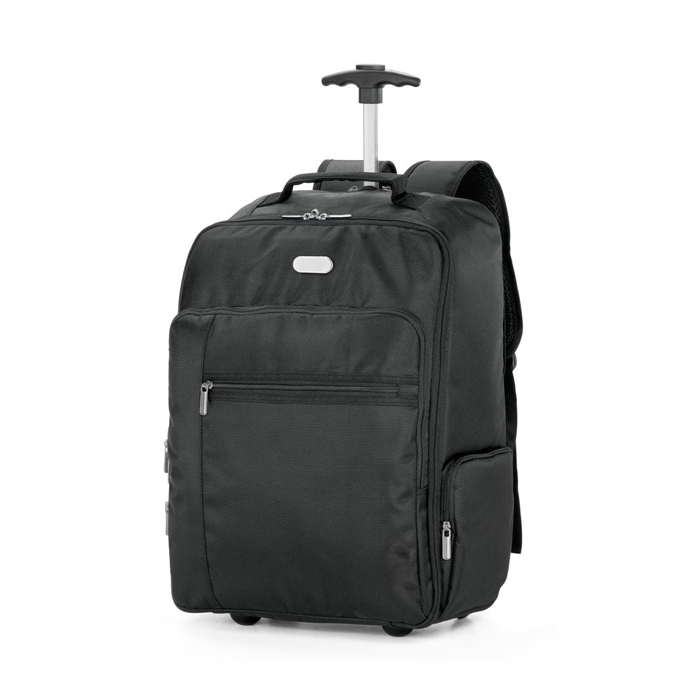 Avenir. 17" Laptop Trolley Backpack In 1680D And 300D Polyester