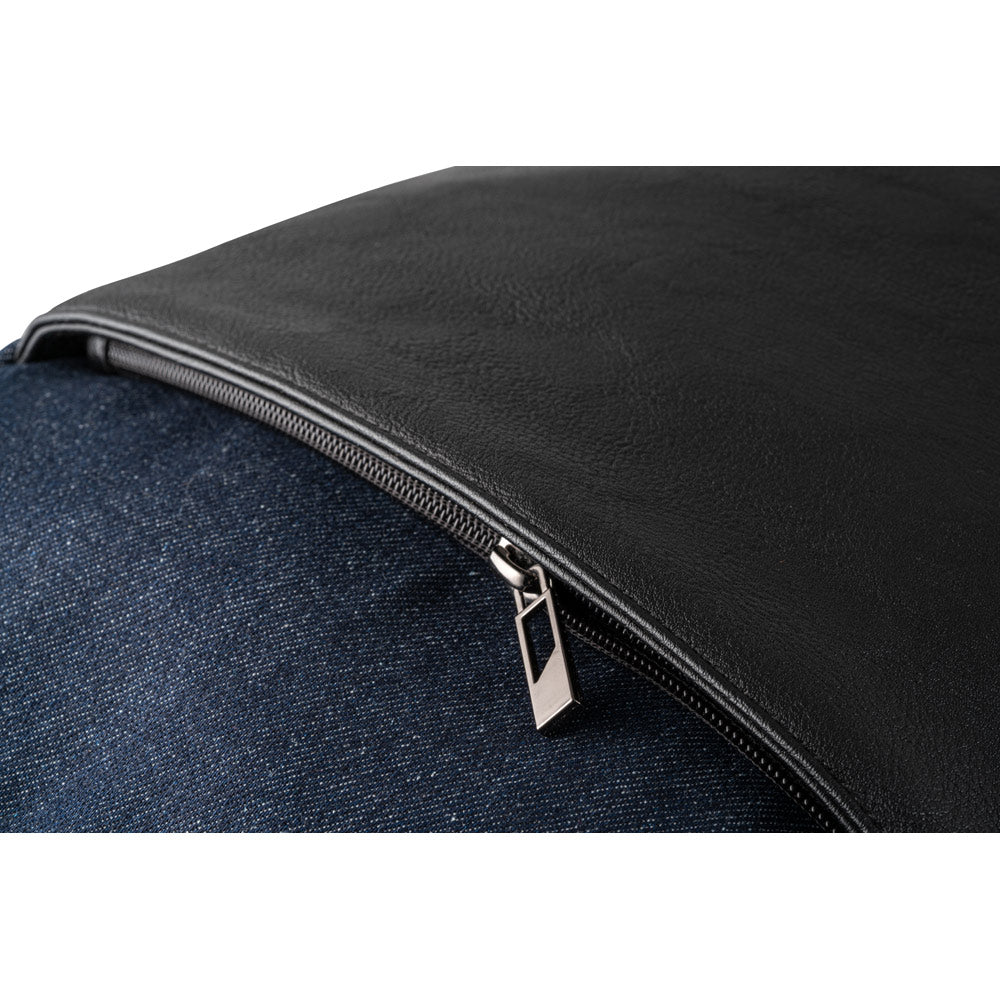 Divergent Backpack I. 15'6" Laptop Backpack In Denim And Pu