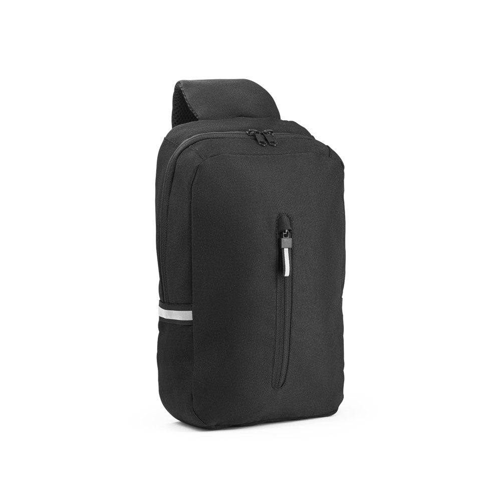 Delfos. 300D Recycled Polyester And 600D Recycled Polyester Single Strap Backpack, With 210D Recycled Polyester Lining