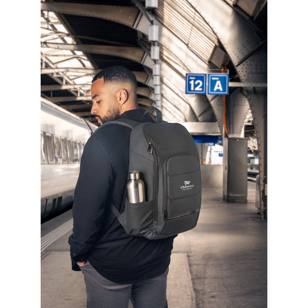 Toulon. 600D Recycled Polyester High-Density Water-Resistant Notebook Backpack 16"