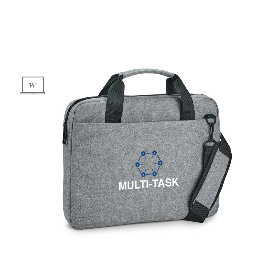 Graphs Laptop. 14" Laptop Briefcase In 600D Polyester