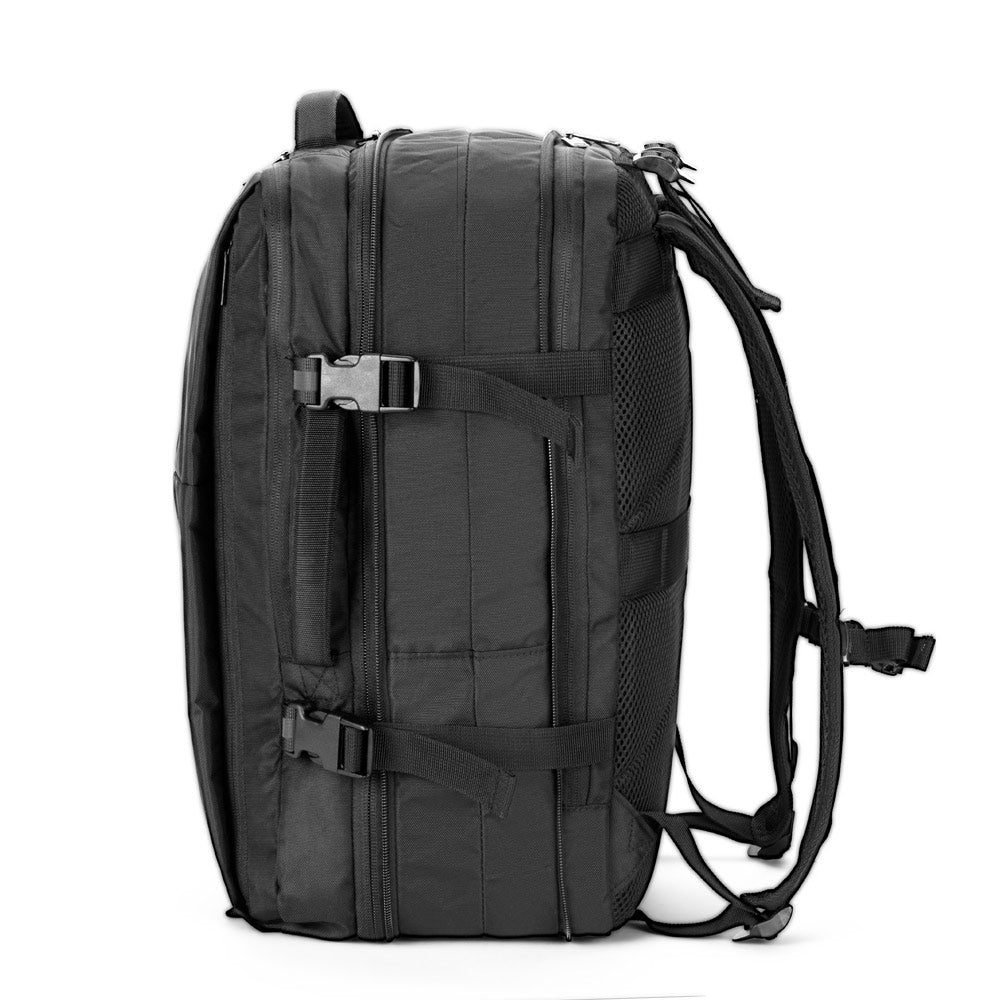 Dallas. High-Density Recycled 600D Polyester Travel Backpack For 17'3" Laptop